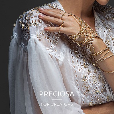 Preciosa® MAXIMA Crystal Round Stones Y-PRC-RBSS24-40010-1