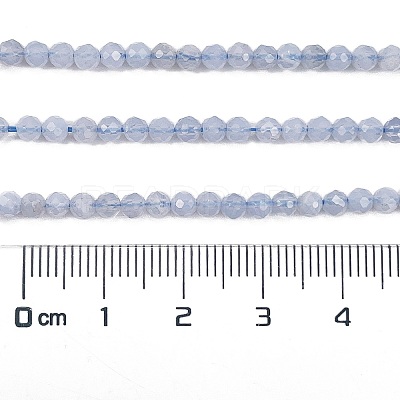 Natural Blue Lace Agate Beads Strands G-E411-12-3mm-01-1