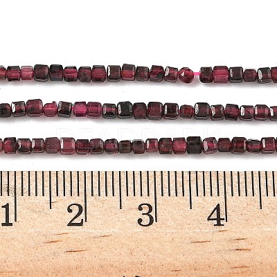 Natural Garnet Beads Strands G-RM25319-A02-2x2mm-1