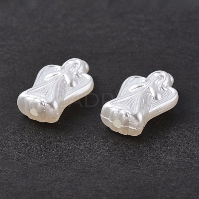 ABS Plastic Imitation Pearl Beads OACR-P007-68-1