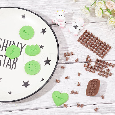 1 Set Plastic Cookie Stamp Sets DIY-CP0007-05-1