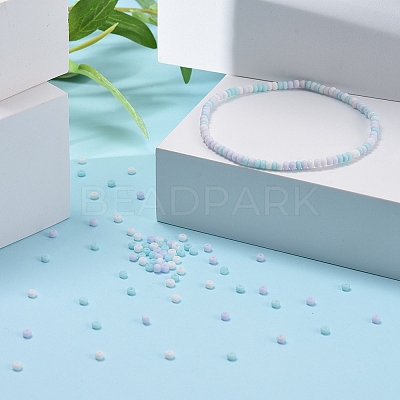 3 Colors 8/0 Opaque Glass Seed Beads SEED-YW0001-42B-1