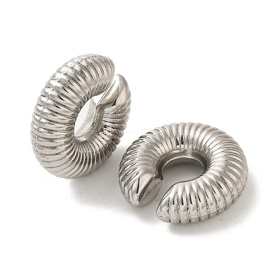Non-Tarnish 304 Stainless Steel Ear Cuff Findings STAS-O006-07C-P-1