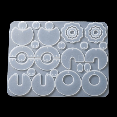 DIY Silicone Irregular Shape Pendant Molds DIY-M047-01D-1