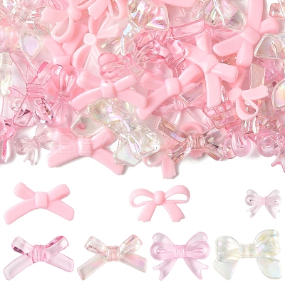 70Pcs 7 Styles Opaque & Transparent Acrylic Beads MACR-FS0002-14-1