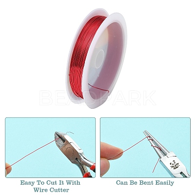 Copper Jewelry Wire CWIR-CW0.4mm-13-1
