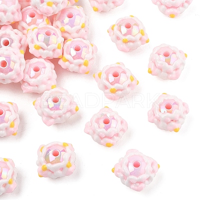 Opaque Acrylic Beads SACR-YW0002-78B-02-1