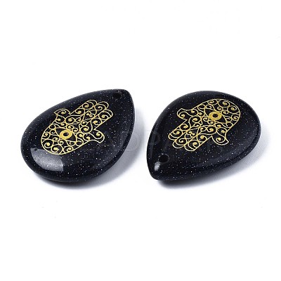 Natural & Synthetic Gemstone Pendants G-T122-73-1