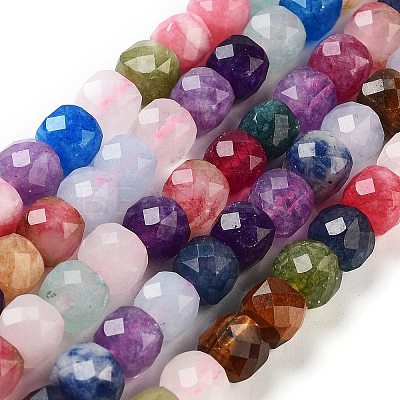 Natural White Jade Beads Strands G-H028-A09-16-1