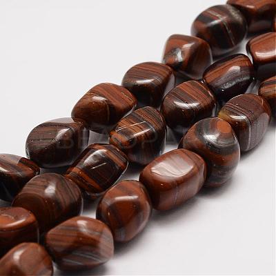 Natural Tiger Iron Bead Strands G-K153-D04-1