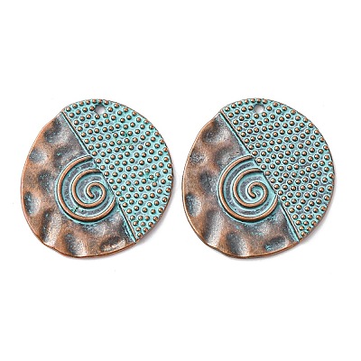 Tibetan Style Alloy Pendants FIND-B055-02N-1
