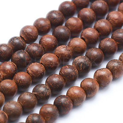 Natural Wood Beads Strands WOOD-P011-06-10mm-1