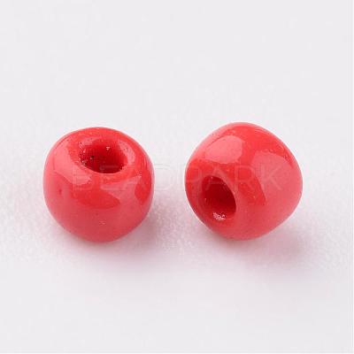 12/0 Opaque Colours Round Glass Seed Beads X-SEED-A010-2mm-45-1