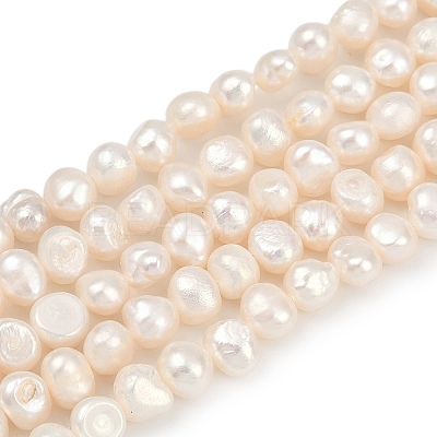 Natural Cultured Freshwater Pearl Beads Strands PEAR-P064-20B-05A-1
