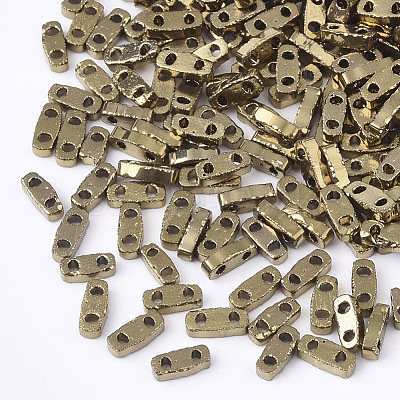 Electroplate Opaque Glass Seed Beads SEED-S023-20A-02-1