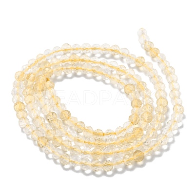 Heated Natural Citrine Beads Strands G-H266-14B-1