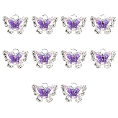 10Pcs Alloy Pendants FIND-YW0009-29F-1