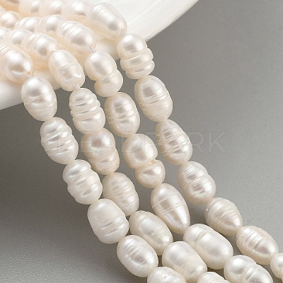 Natural Cultured Freshwater Pearl Beads Strands PEAR-P062-09A-1