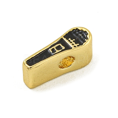 Rack Plating Brass Enamel Beads KK-U029-22G-02-1