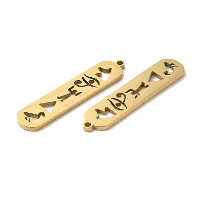 Ion Plating(IP) 304 Stainless Steel Pendants STAS-L020-003G-1
