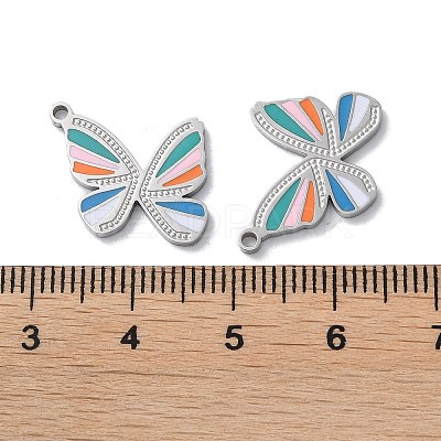 304 Stainless Steel Pendants STAS-C083-02P-02-1
