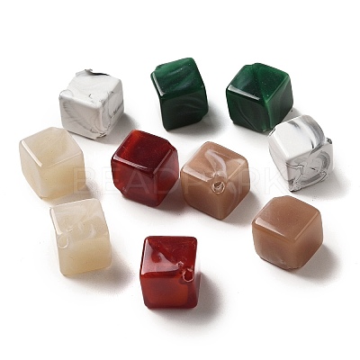 Opaque Acrylic Beads OACR-Z015-05-1