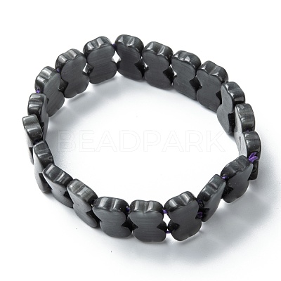 Cat Eye Beads Stretch Bracelets BJEW-I296-14-1