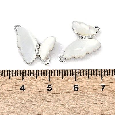 Brass Micro Pave Cubic Zirconia Pendants KK-U043-33G-01-1