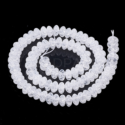 Synthetic Crackle Quartz Beads Strands X-G-S285-09-1