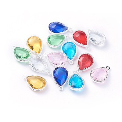 Glass Pendants X-GLAA-A037-G-S-1