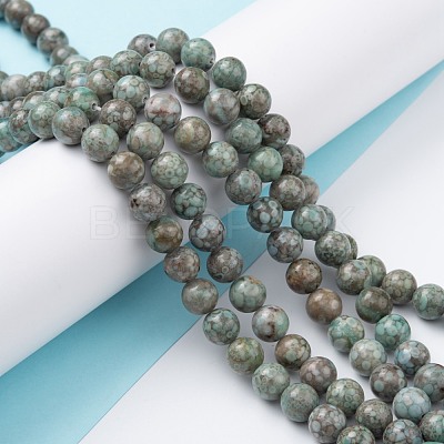 Natural Maifanite/Maifan Stone Beads Strands G-P451-01A-D-1