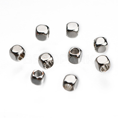Rack Plating Brass Spacer Beads KK-F801-11-P-1
