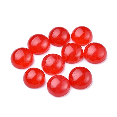 Natural Jade Cabochons G-P393-R60-10MM-1