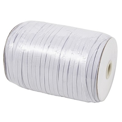 1/8 inch Flat Braided Elastic Rope Cord EC-R030-3mm-01-1