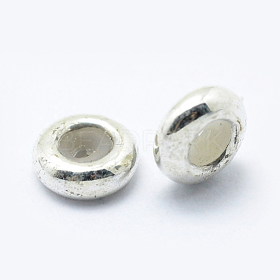 925 Sterling Silver Beads STER-I014-6mm-24S-1