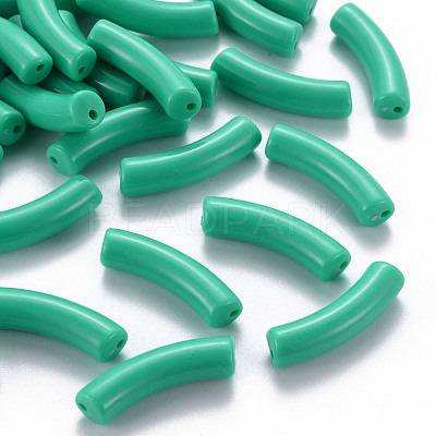 Opaque Acrylic Beads MACR-S372-002B-S035-1