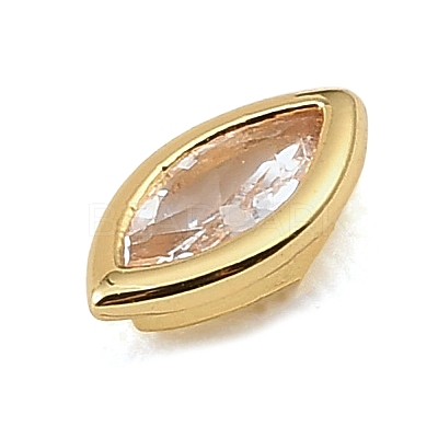 Brass Pave Cubic Zirconia Cabochons CU-CBA30E8-02G-04-1