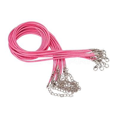 Waxed Cord Necklace Making X-NCOR-T001-33-1