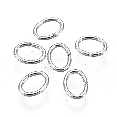 Tarnish Resistant 304 Stainless Steel Open Jump Rings STAS-F250-11P-D-1