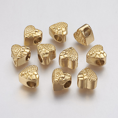 Ion Plating(IP) 304 Stainless Steel European Beads STAS-J022-030G-1
