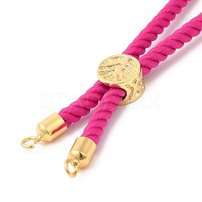 Twisted Nylon Cord Silder Bracelets DIY-B066-03G-22-1