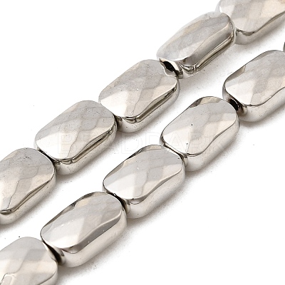 Electroplate Glass Beads Strands EGLA-F166-18P-1