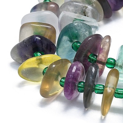 Natural Fluorite Beads Strands G-K245-H16-04-1
