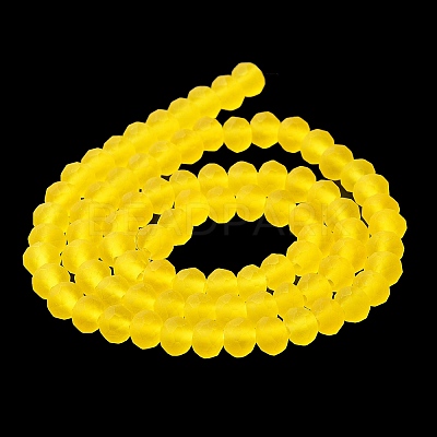 Transparent Glass Beads Strands X-EGLA-A034-T4mm-MD17-1