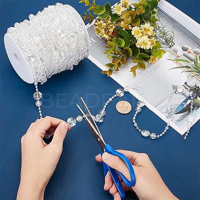 Acrylic Crystal Garlands Strands DIY-WH0304-485-1