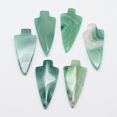 Arrowhead Natural Agate Cabochons G-L418-01I-1