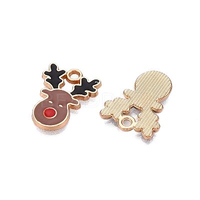 Alloy Enamel Pendants X-ENAM-S121-013B-1