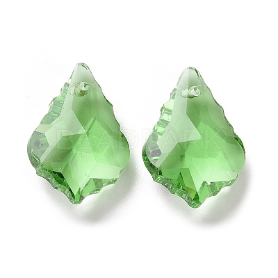 Faceted Glass Pendants GLAA-F068-C23-1
