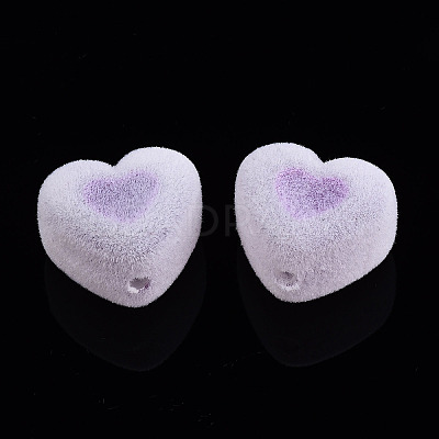 Flocky Acrylic Beads LS-MACR-S275-28D-1
