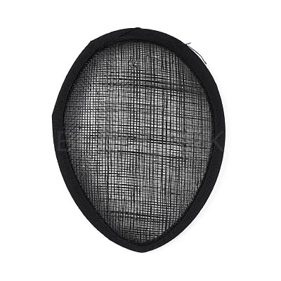 Linen Teardrop Fascinator Hat Base for Millinery AJEW-WH0283-54C-1